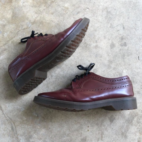 Doc Martens, Deep Red Loafers - Picture 1 of 3